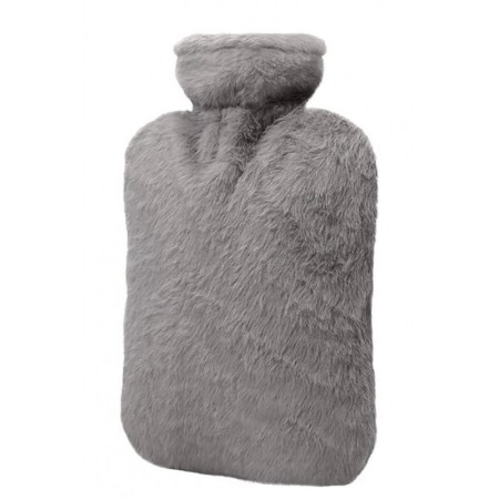 Sticla pentru apa calda WarmPainRelief Doty®, incalzitor corporal, pentru crampe menstruale si alte dureri, 2l, 32x21 cm, gri [4]