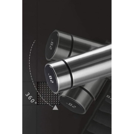 Sticla Termos SmartCup, cu afisaj LED pentru temperatura, pereti dublii, argintiu, 500 ml, Doty®️ [8]