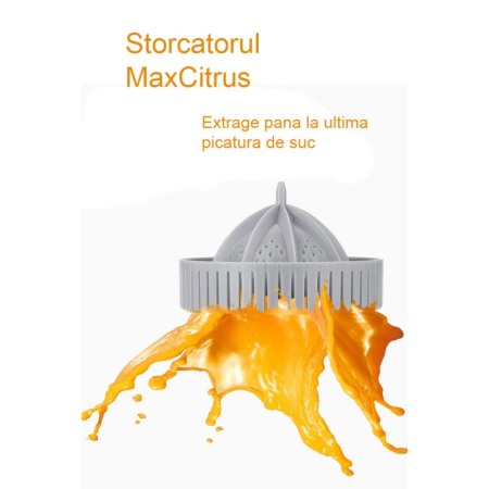 Storcator electric MaxCitrus, pentru citrice si alte fructe, portabil, 1.5L, 7.4V, 1600mah, USB inclus, alb, Doty® [3]