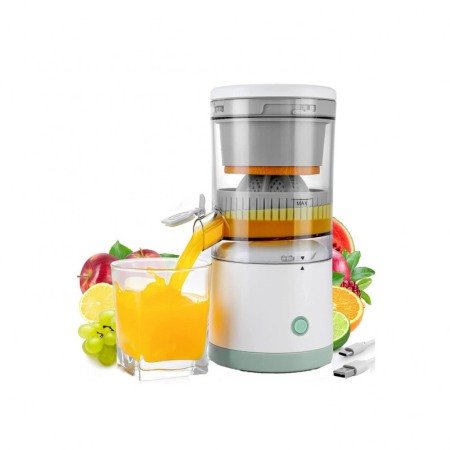 USTENSILE & ARTICOLE BUCATARIE - Storcator electric MaxCitrus, pentru citrice si alte fructe, portabil, 1.5L, 7.4V, 1600mah, USB inclus, alb, Doty®