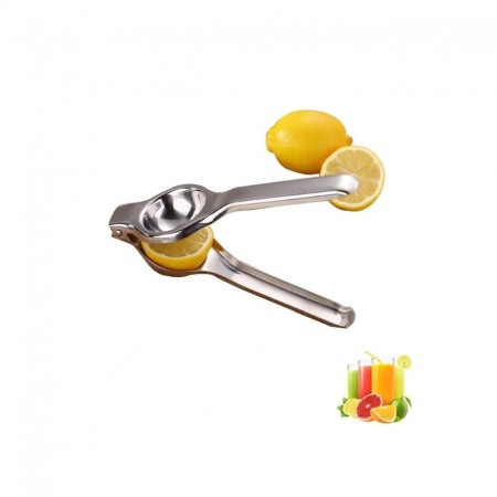 Storcator manual de lamaie SqueezLemon, inox, usor de utilizat si curatat, 20 cm, argintiu [1]