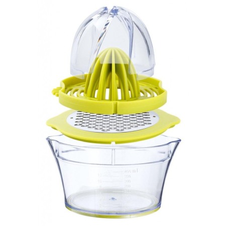 USTENSILE & ARTICOLE BUCATARIE - Storcator manual Multi Juicer 4 in 1, usor de utilizat si curatat, 470 ml, verde