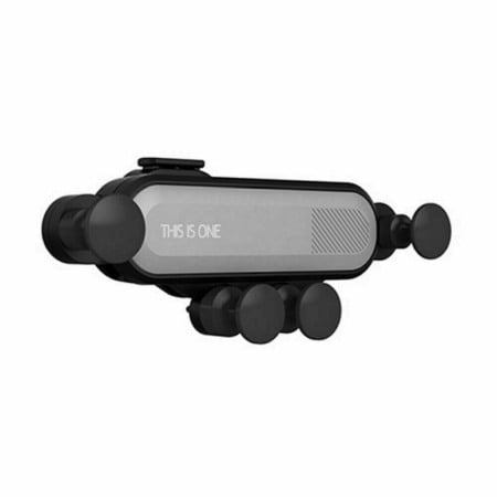 SMARTPHONE & ACCESORII - Suport auto cu auto-prindere  pentru telefon, prindere pe grila de ventilatie , Argintiu