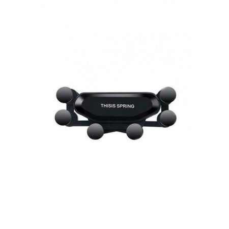 SMARTPHONE & ACCESORII - Suport auto cu auto-prindere  pentru telefon, prindere pe grila de ventilatie , Negru,11.5 cm