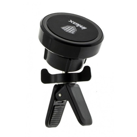 Suport auto telefon se misca 360 grade magnetic ,pentru grila ventilatie ,prindere cu clema, culoare Negru [4]
