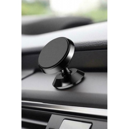 Suport auto telefon se misca 360 grade magnetic universal culoare negru [4]