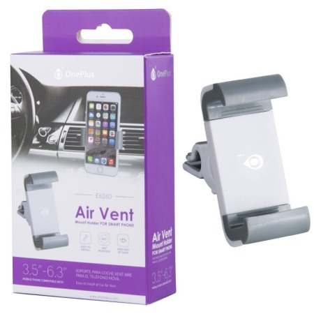 SMARTPHONE & ACCESORII - Suport auto telefon sitem paranteza  ,pentru grila ventilatie , culoare Gri