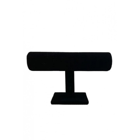 Suport BlackTube de expunere ceasuri sau bratari, forma cilindrica, 23.5x15 cm, catifea neagra, Doty®️ [1]