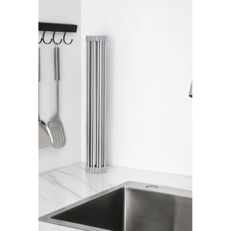 Suport de uscare si scurgere pliabil din otel inoxidabil pentru vase si ustensile de bucatarie, 47 X 35 cm, Doty® [2]
