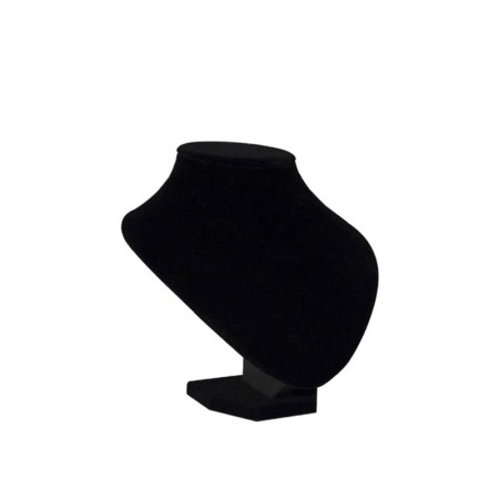 Suport fix pentru lanturi si coliere SoftNeck, din catifea neagra, 12x12 cm, design elegant, Doty®️ [1]