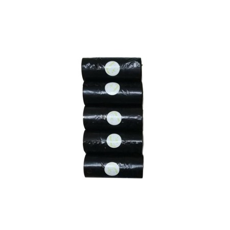 Suport pentru saculeti menajeri pentru caini HygienePaw, 5 seturi inclusi, cu carabina de prindere, verde/negru, 8 cm, Doty®️ [2]