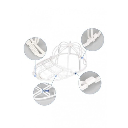 Suport pentru spalare sepci WashedHats Doty®, Polipropilena, rezistent, 34x21x14 cm, alb [6]