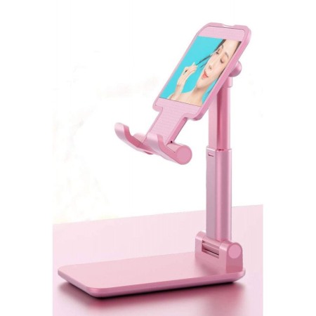 Suport pentru telefon sau tableta FabMirroring cu oglinda,roz [3]