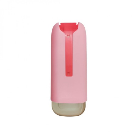 CURATENIE & INTRETINERE - Suport pungi Bags and Bags, 26x13x7 cm, accesoriu de montare inclus, roz/gri