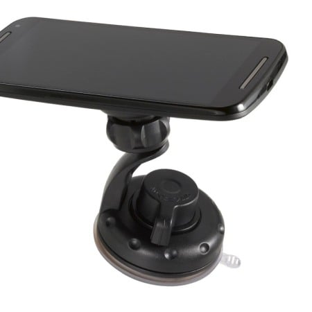 Suport telefon auto 360 magnetic , prindere cu ventuza, Negru [2]