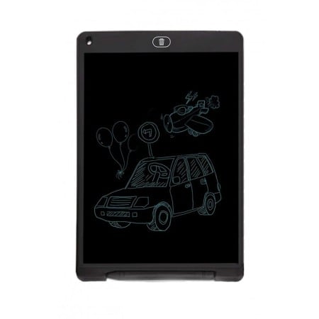 Jucarii & jocuri educative - Tableta LCD desenat si scris, 8.5", pentru copii sau grafica , cu buton stergere, negru, Doty