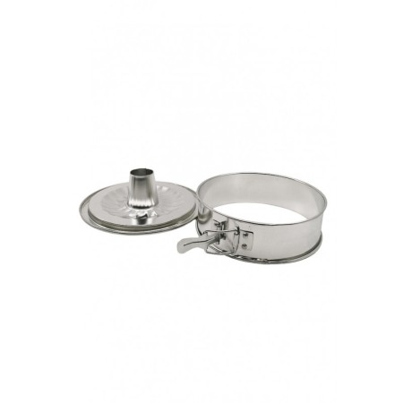 Tava de copt Silver Platter, pentru torturi si prajituri, cu fundul detasabil, argintiu, 17.5x5 cm [3]