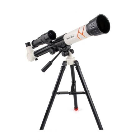 Telescop de jucarie UniverseView, acesorii inclus, trepied inclus, sticla optica, negru/alb [6]