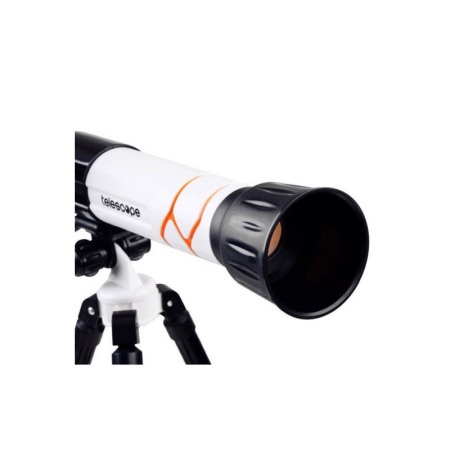 Telescop de jucarie UniverseView, acesorii inclus, trepied inclus, sticla optica, negru/alb [3]