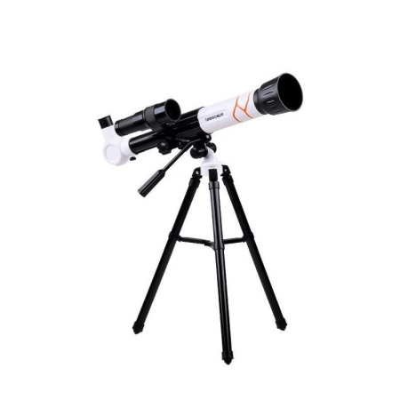 Telescop de jucarie UniverseView, acesorii inclus, trepied inclus, sticla optica, negru/alb [2]