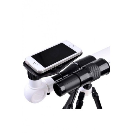 Telescop de jucarie UniverseView, acesorii inclus, trepied inclus, sticla optica, negru/alb [5]