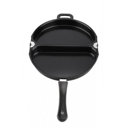 Tigaie Breakfast pliabila, usor de folosit si de curatat ,forma ovala,marime medie, negru,doty [7]