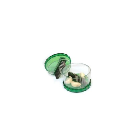 Tocator manual usturoi, GarlicPro cu 10 lame din otel, pentru maruntire, 9x6 cm [3]