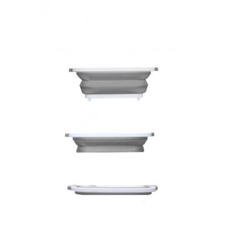 Tocator multifunctional 3 in 1, vas pentru legume si fructe, tocator sau cos depozitare, alb/gri, doty [1]