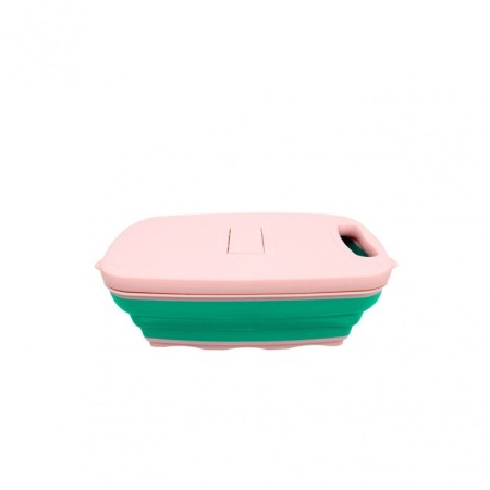 Tocator multifunctional Multi Tool Plate, accesorii incluse,roz/verde, 32 cm [1]