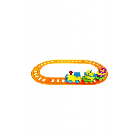 Pentru bebe si copii - Trenulet de jucarie,cu efecte luminoase si sonore, figurine , multicolor, doty