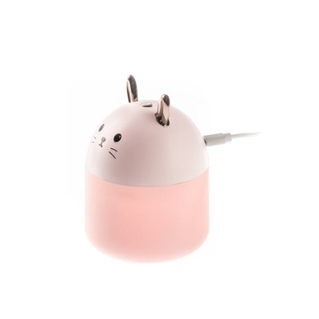 Umidifcator Little Rabbit portabil,lumina ambientala,reincarcabil,250 ml, 12 cm, alb [5]