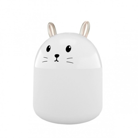 Umidifcator Little Rabbit portabil,lumina ambientala,reincarcabil,250 ml, 12 cm, alb [6]