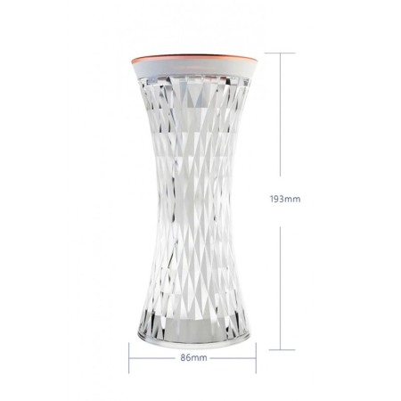 Umidificator de aer 2 in 1 Atmosphere Light, 270 ml, 86x86x193 mm, lampa multicolora, RGB, accente aramii, Doty®️ [4]