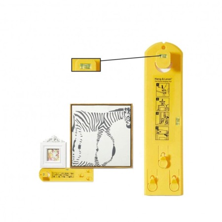 Unealta manuala pentru agatat tablouri Perfectly Fixed, usor de utilizat,eficienta, galben [1]