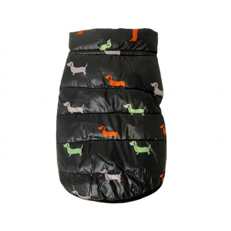 Vesta calduroasa si impermeabila pentru catei de talie mica, negru, masura XL, Doty® [3]
