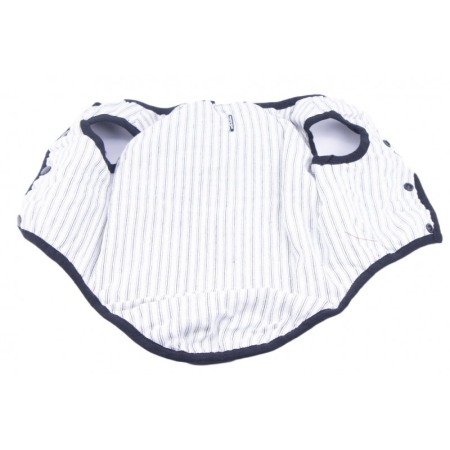 Vesta Elmo calduroasa si impermeabila,pentru catei de talie mica,confortabila,material moale, negru,marime 48/L,Doty [5]