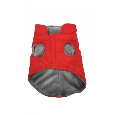 Îmbrăcăminte pentru câini - Vesta impermeabila si captusita pentru caini de talie mica BobbyPuff Doty®, 30 cm, S, rosu