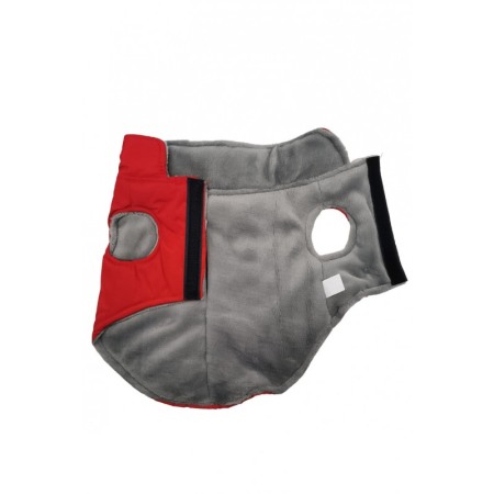 Vesta impermeabila si captusita pentru caini de talie mica BobbyPuff Doty®, 30 cm, S, rosu [3]