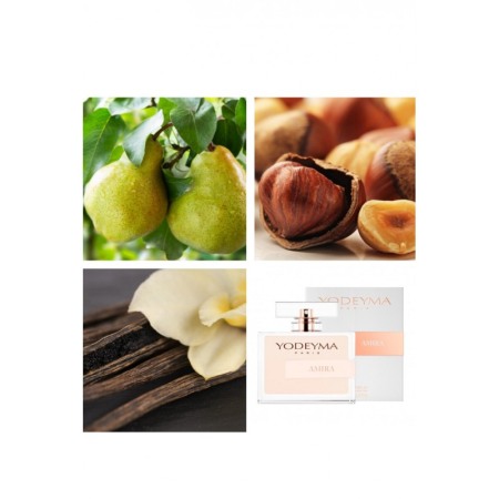 Yodeyma Amira Apa de parfum pentru femei, nuante de para, alune de padure si vanilie, 100ml [4]