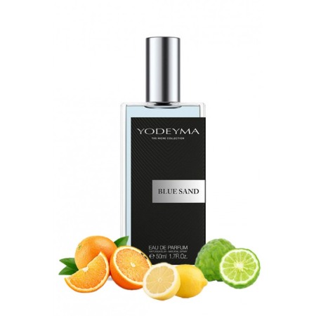 Parfumuri - Yodeyma Blue Sand Apa de parfum pentru barbati, nuante de portocala, lamaie, bergamota, 50ml