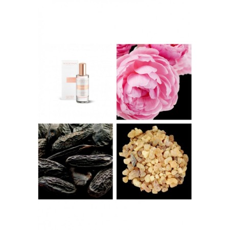 Yodeyma Dinara Apa de parfum pentru femei, nuante de trandafir, tonka si mosc, 15ml [2]