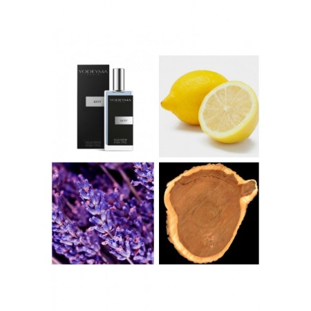 Yodeyma Kent Apa de parfum pentru barbati, nuante de lamaie, lavanda si cedru, 50ml [3]