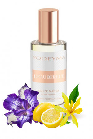 Yodeyma L'eau Berlue Apa de parfum pentru femei, nuante de lamaie, Ylang Ylang si iris, 15ml