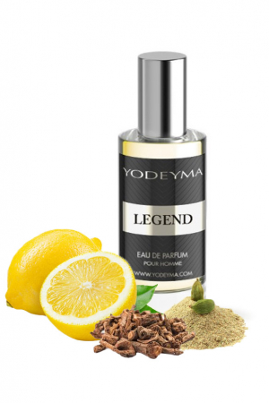 Parfumuri - Yodeyma Legend Apa de parfum pentru barbati, nuante de lamaie de Sicilia, Cardamon si pachuli, 15ml