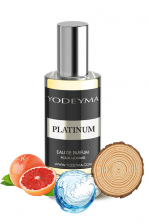 Parfumuri - Yodeyma Platinum Apa de parfum pentru barbati, nuante de grapefruit, nota acvatica si lemn, 15ml