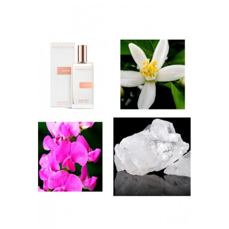 Yodeyma Poetic Apa de parfum pentru femei, nuante de floare de lamaie, mazare dulce si mosc alb, 50ml [1]