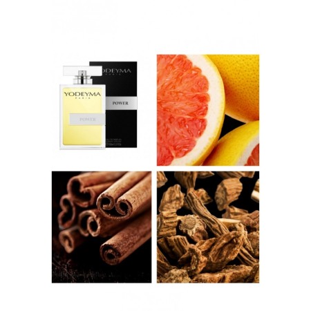 Yodeyma Power Apa de parfum pentru barbati, nuante de grapefruit, scortisoara si pachuli, 100ml [3]