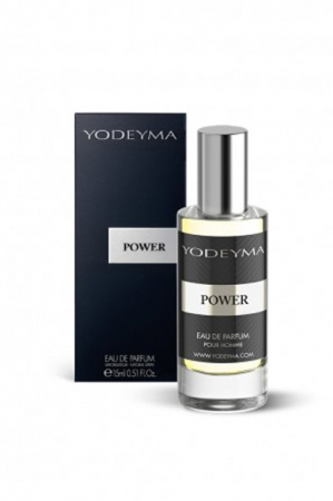 Yodeyma Power Apa de parfum pentru barbati, nuante de grapefruit, scortisoara si pachuli, 15ml [1]