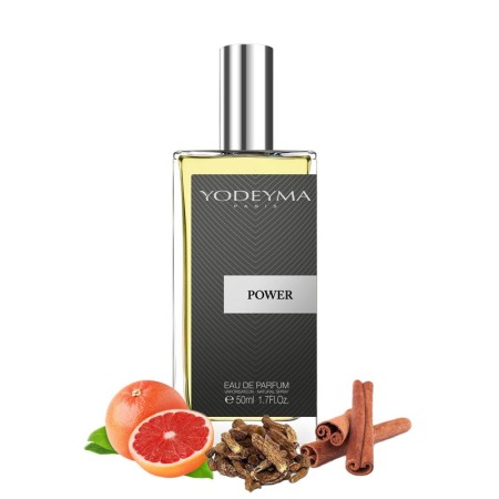 Parfumuri - Yodeyma Power Apa de parfum pentru barbati, nuante de grapefruit, scortisoara si pachuli, 50ml