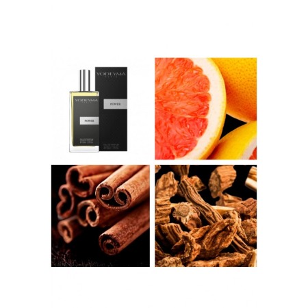 Yodeyma Power Apa de parfum pentru barbati, nuante de grapefruit, scortisoara si pachuli, 50ml [3]